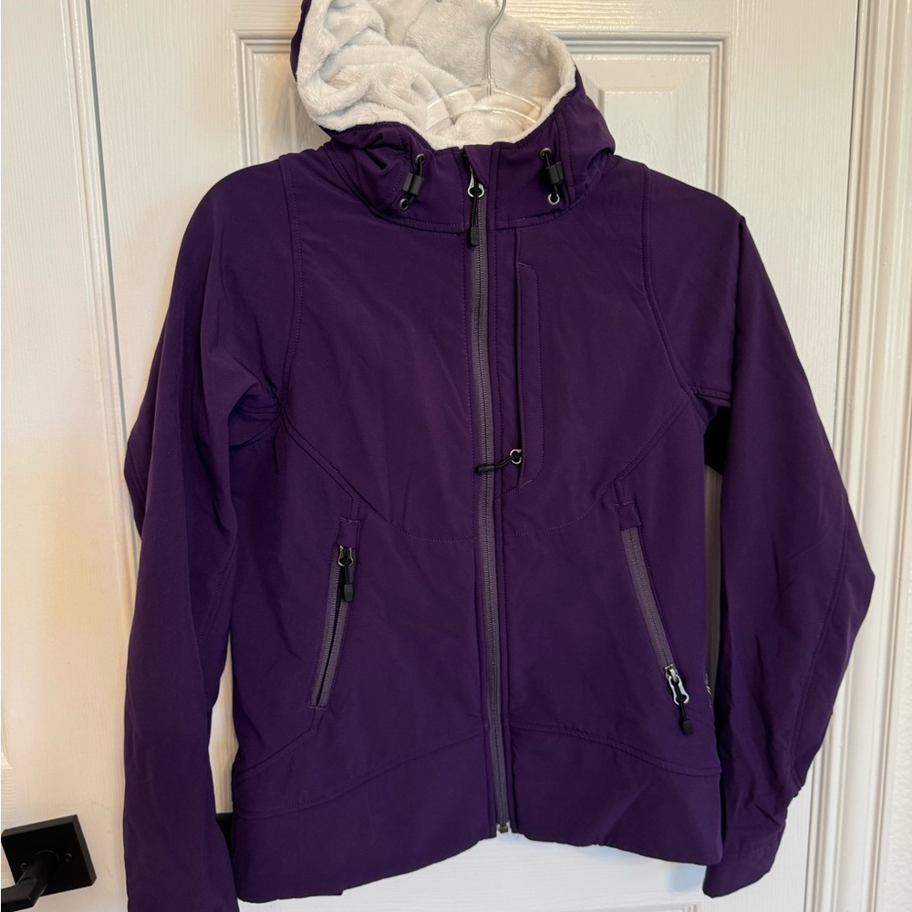 Women's Purple Hooded Jacket